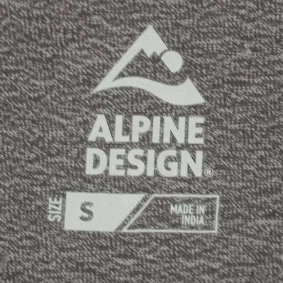 Alpine Design Women's Small Eiffel Tower Gray Scoop Neck Short Sleeve Mini Dress - Picture 7 of 9